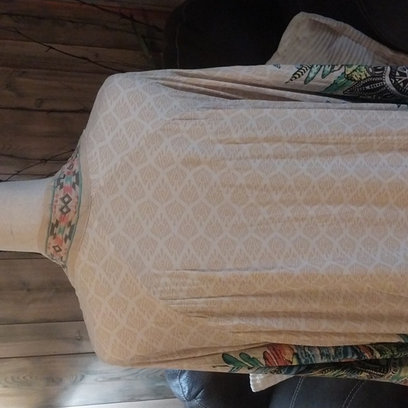 Flying Tomato Bohemian Floral Print Kimono Size S/M - Picture 6 of 8